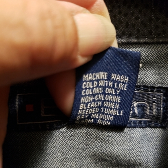 Baccini Snakeskin Print Denim Jacket Deep Blue - Picture 11 of 11